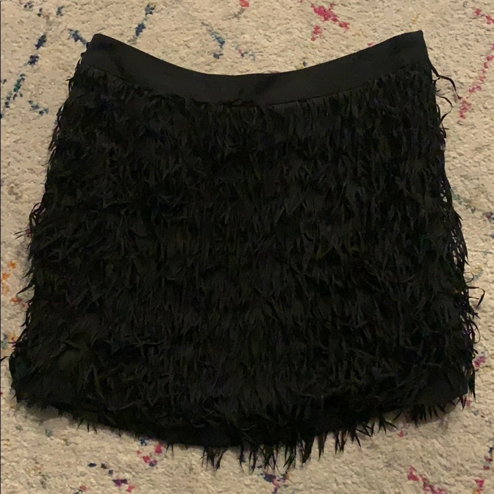 Black tassel women’s skirt size large